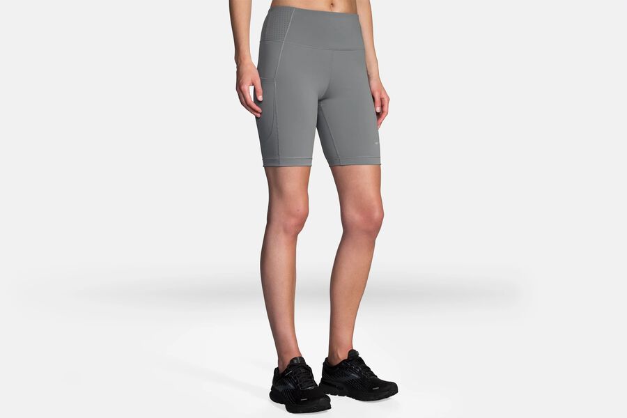 Womens Brooks Method 8" Tight Bottoms Steel | Clothing 7241-VUKTX